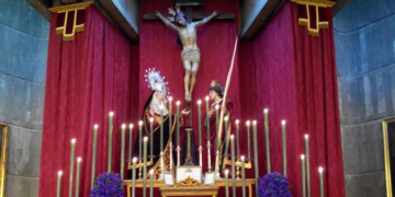 Ayer dio comienzo el Triduo cuaresmal de la Hermandad de la Vera-Cruz