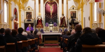 La Hermandad de la Vera-Cruz ha iniciado esta tarde el Triduo al Cristo de la Vera-Cruz
