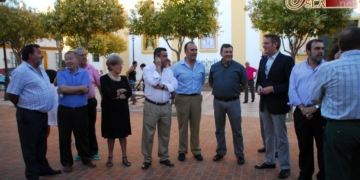Loaiza inauguró ayer la reforma de una ampliada plaza de la Divina Pastora