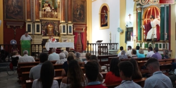 Despedida al Señor del Huerto antes de su traslado a Cádiz para el Vía-Crucis Diocesano