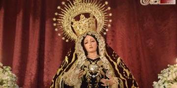 Los hermanos del Nazareno comenzaron ayer el Triduo a la Virgen de los Dolores