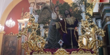 Los hermanos del Huerto ultiman los preparativos para la procesión extraordinaria de mañana