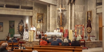 Afligidos celebró ayer con una eucaristía la festividad de Santo Tomás de Aquino