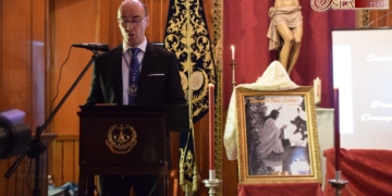 Una estampa en blanco y negro anuncia un nuevo Domingo de Ramos en La Salle