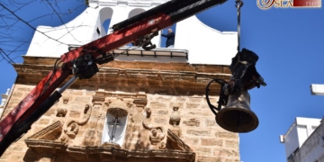 Las campanas de la capilla del Cristo de la Vera-Cruz vuelven tras ser restauradas