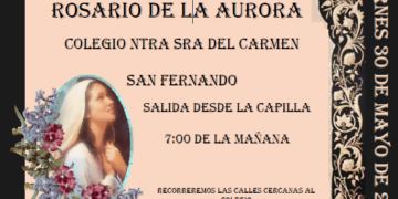 Mañana Rosario de la Aurora organizado por el colegio de las Carmelitas