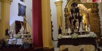 Se ultiman los preparativos en la Iglesia Mayor para la procesión esta tarde del Corpus