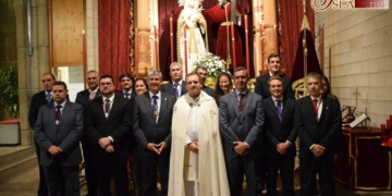 La Junta de Gobierno de la Hermandad de Afligidos tomó posesión de sus cargos