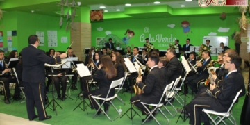 San José Artesano celebró su concierto de Santa Cecilia ante un improvisado auditorio