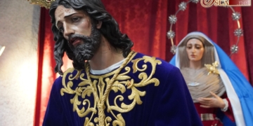 Los cofrades del Prendimiento iniciaron ayer el Triduo a Jesús del Soberano Poder