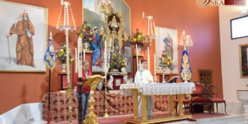 Los rocieros isleños comienzan su preparación con la celebración del Solemne Triduo