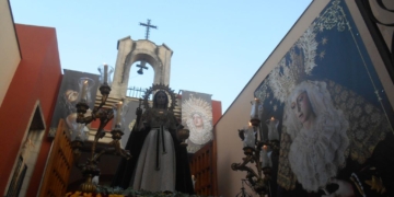 Santa Marta procesionó por las calles de Jerez en el día de su onomástica