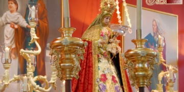 El Triduo de la Reina de los Ángeles se inicia con la bendición de importantes estrenos