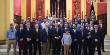 Una misa de acción de gracias clausura el XXV aniversario de la cuadrilla de Columna